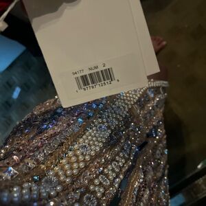 Mac Duggal (sample piece)Pearl and Crystal Embellished Sleeve